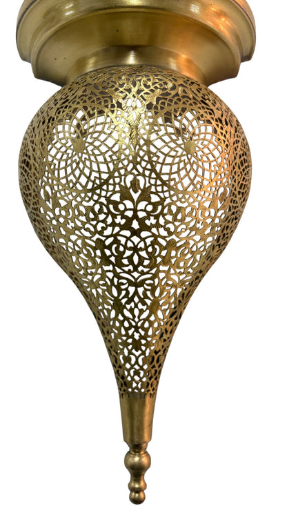 Arabesque Brass Sconce Light Fixture