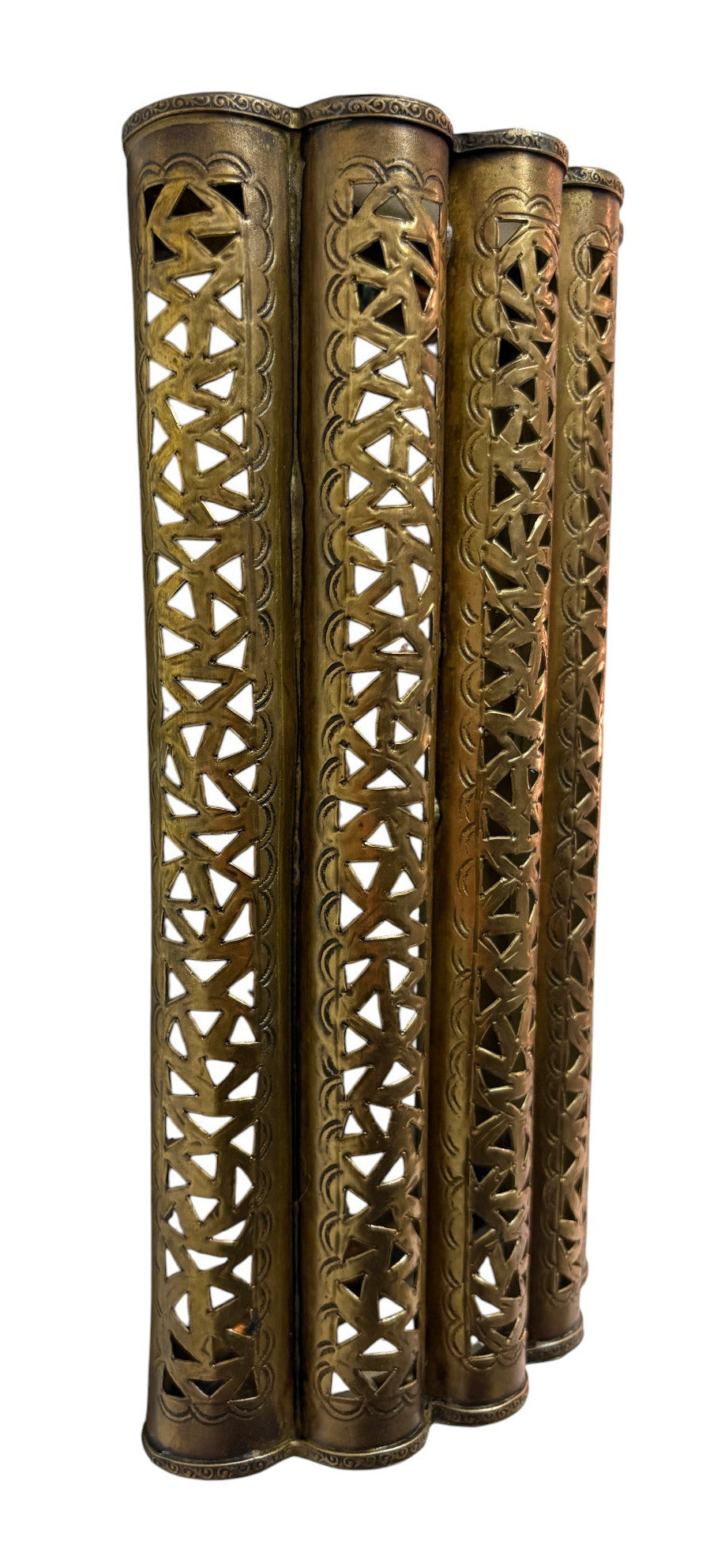 Curved Moorish Brass Sconce