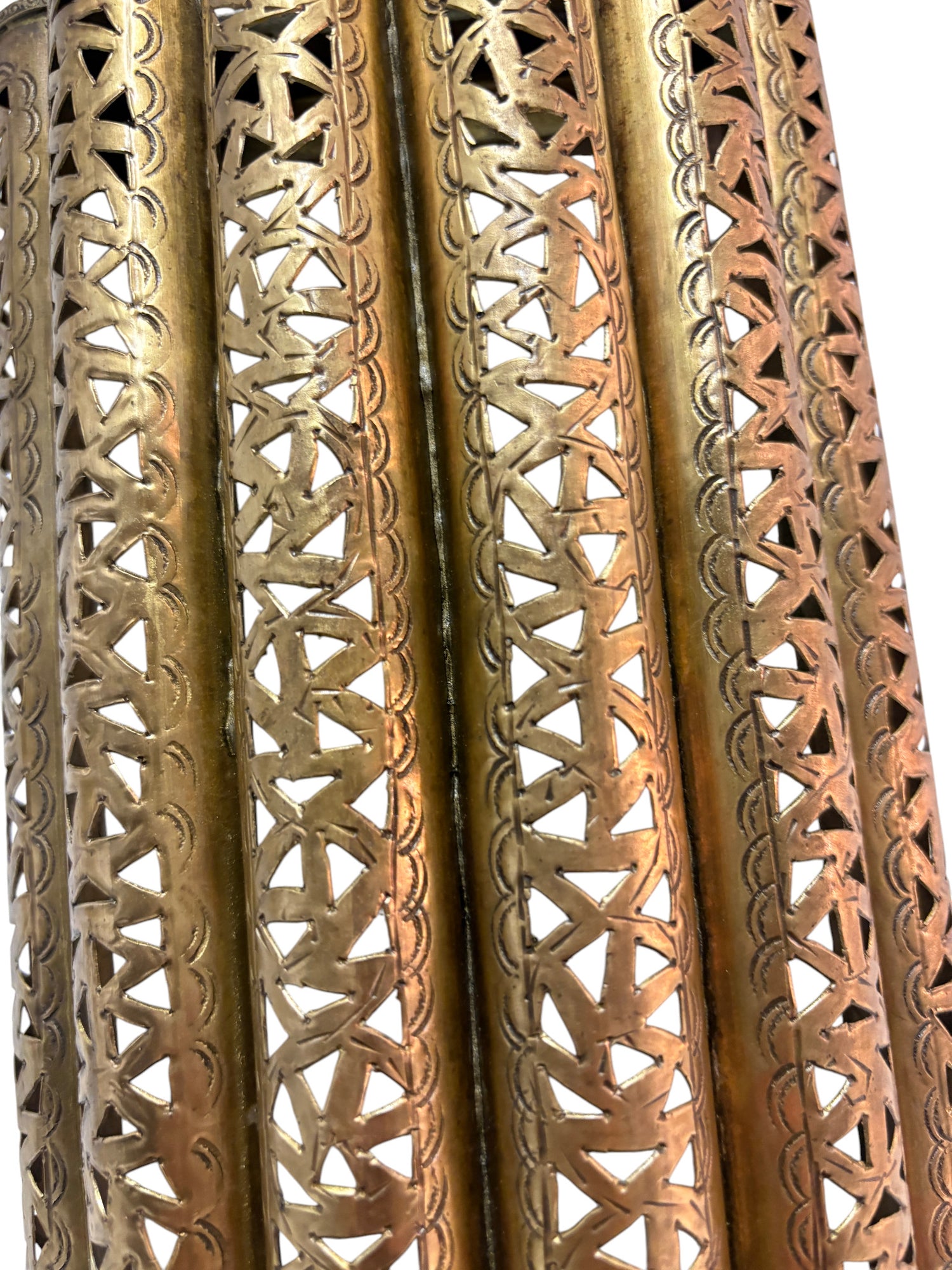 Curved Moorish Brass Sconce