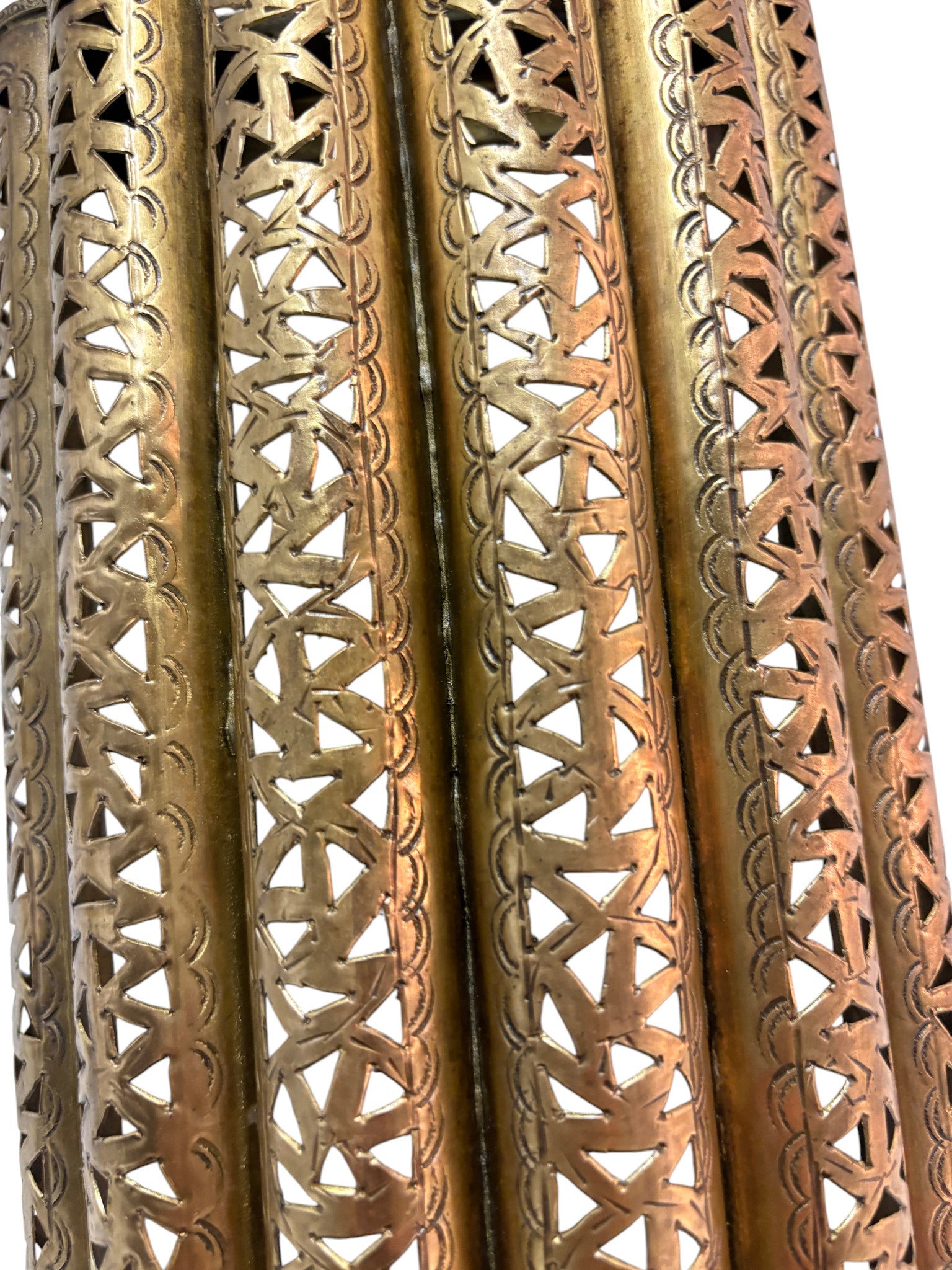 Curved Moorish Brass Sconce