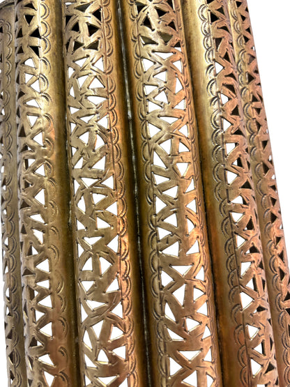 Curved Moorish Brass Sconce