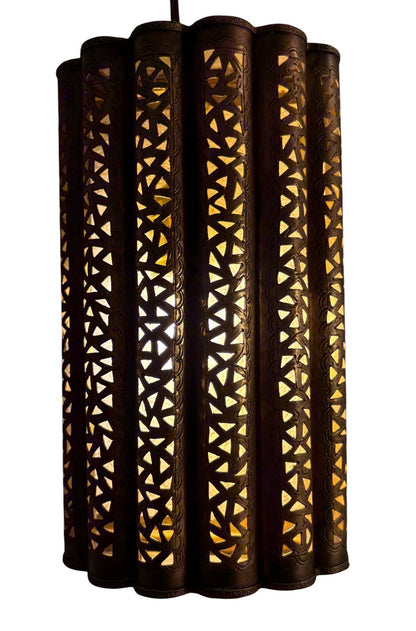 Curved Moorish Brass Sconce