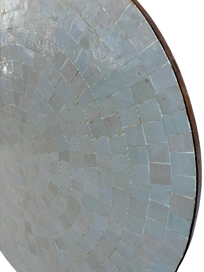 36" Celeste Round Mosaic Tile Table Top
