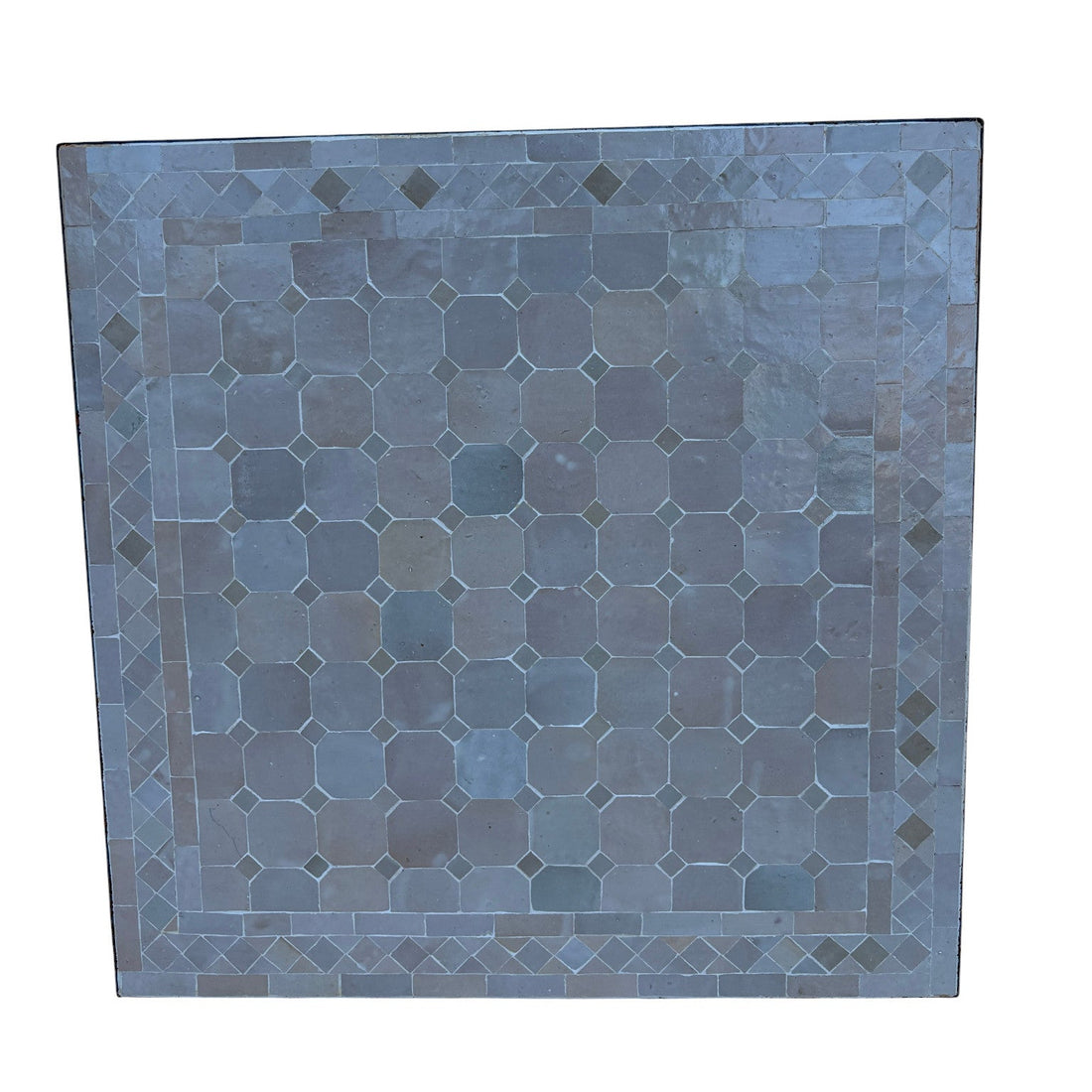 24" Square Beige Mosaic Table Top