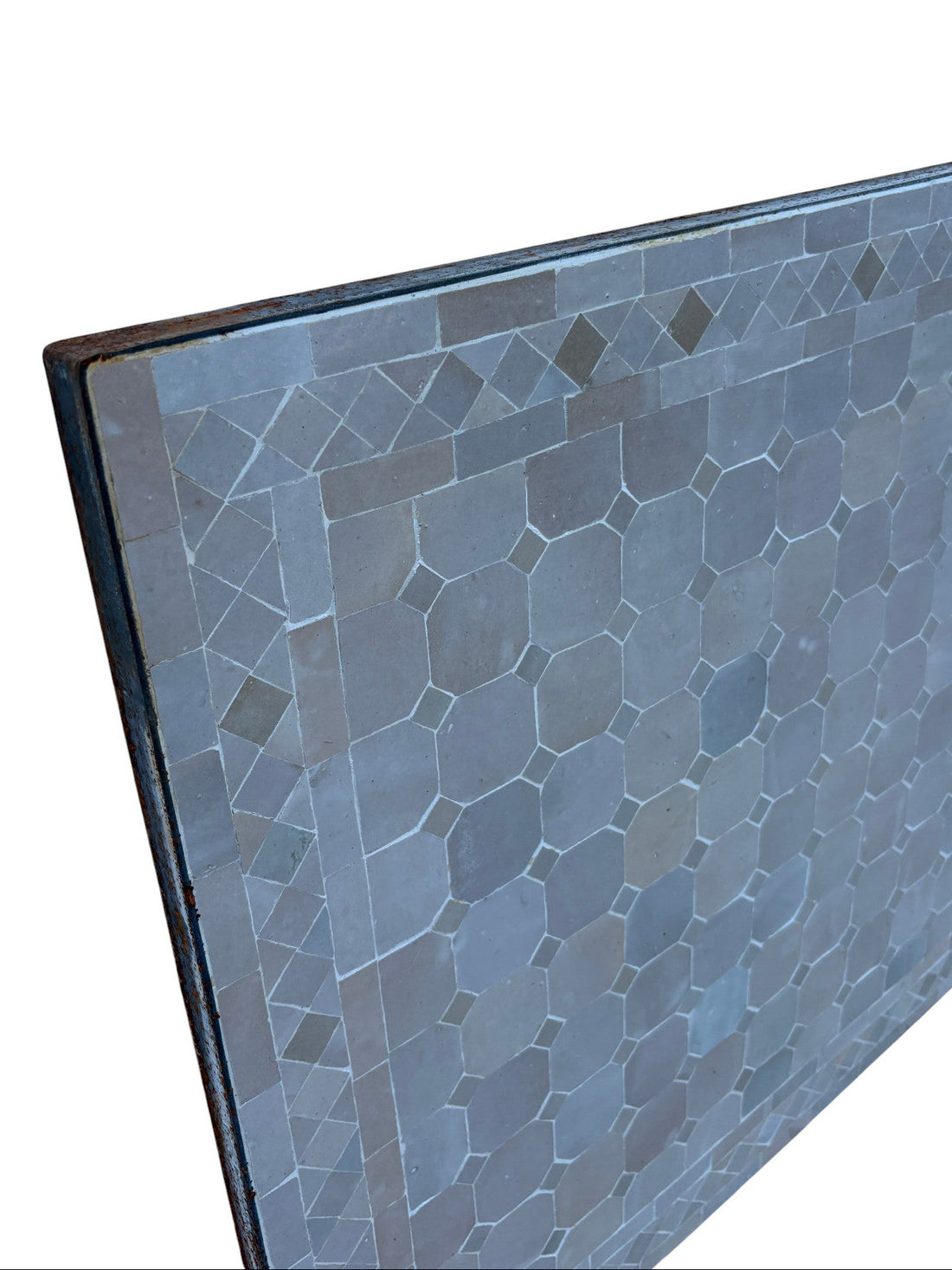 24" Square Beige Mosaic Table Top