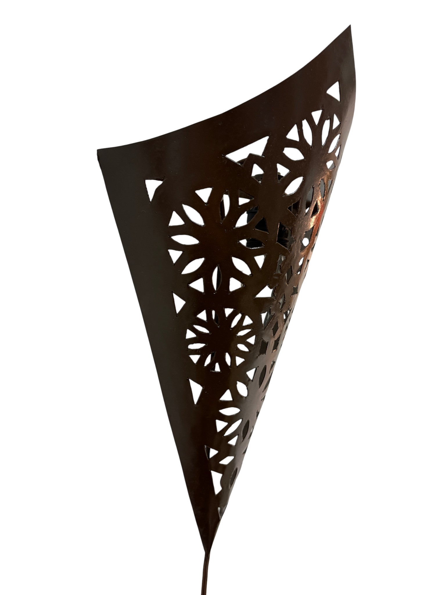 Moroccan Wrought Iron Sconce Light Fixture