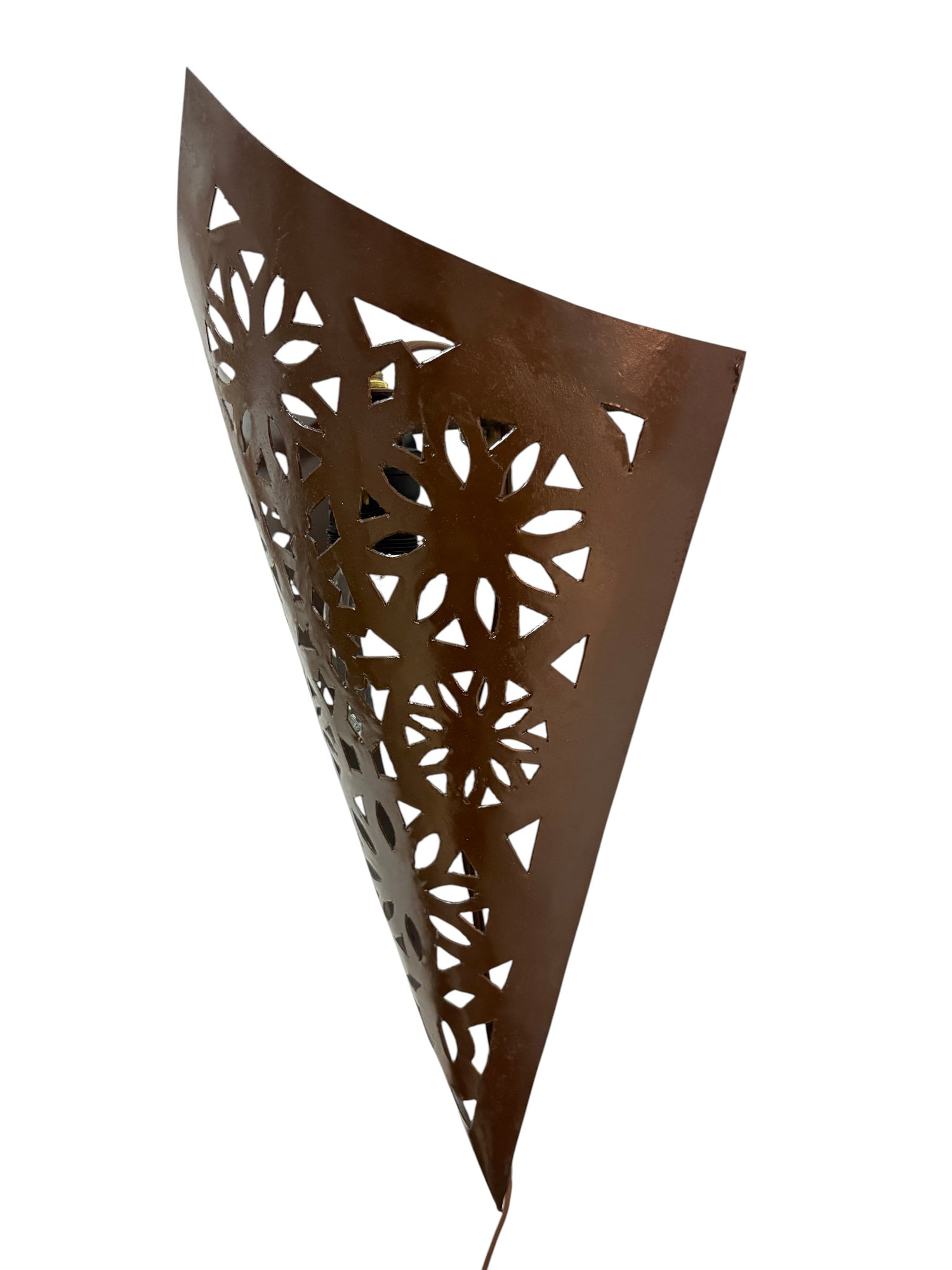 Moroccan Wrought Iron Sconce Light Fixture