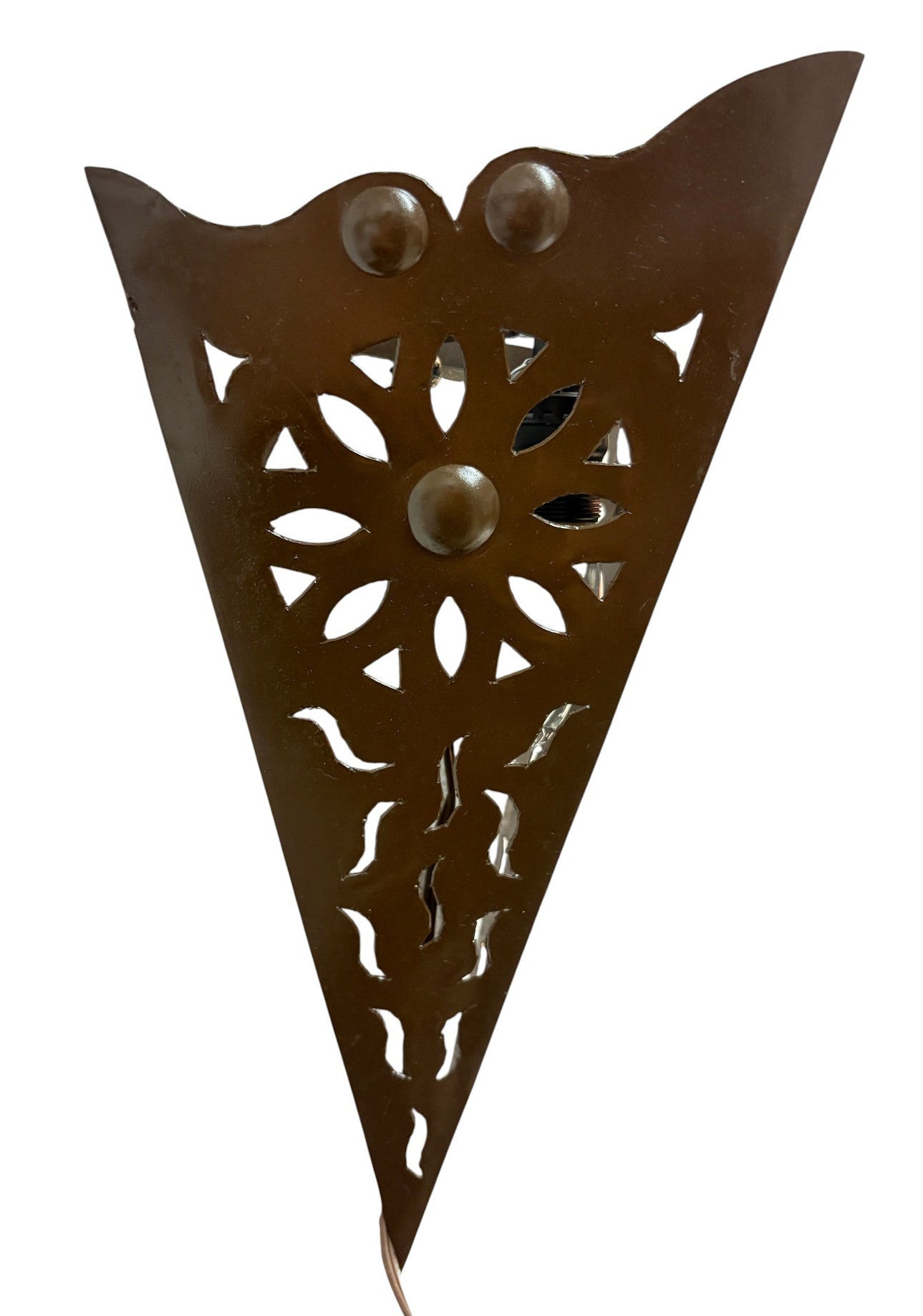 Arrowhead Wrought Iron Sconce
