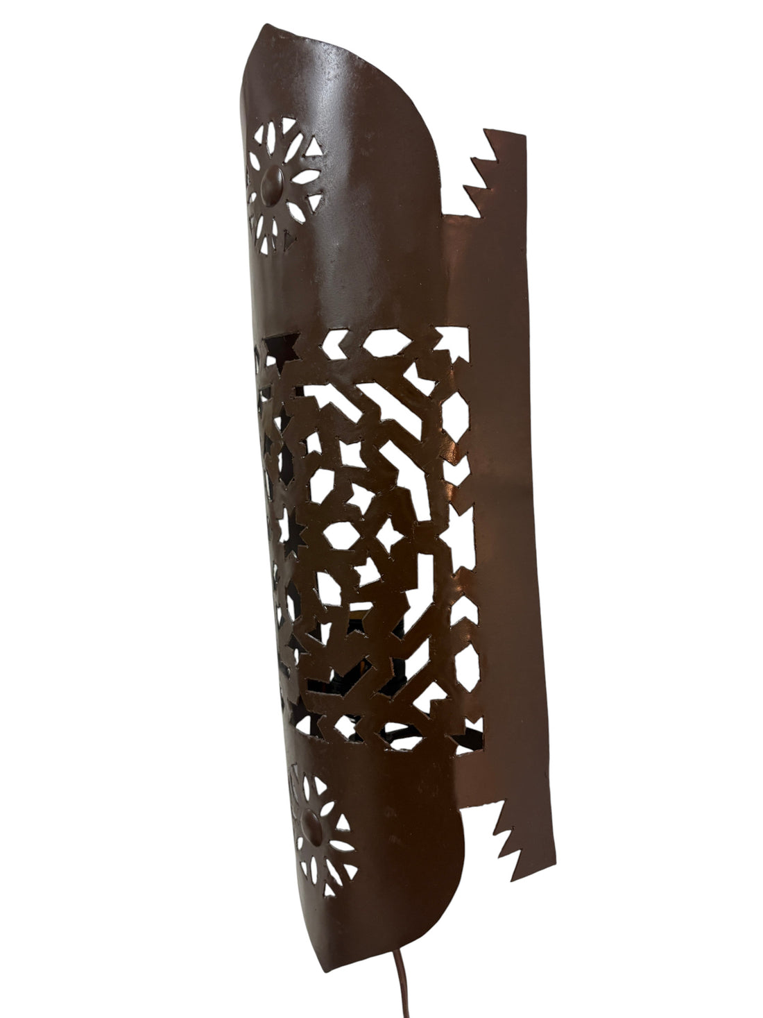 Artisanal Wrought Iron Sconce Light