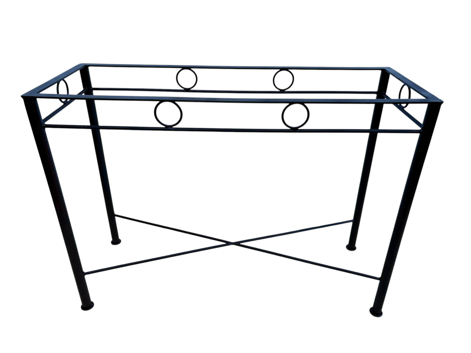 Wrought Iron Base for Long Console Table