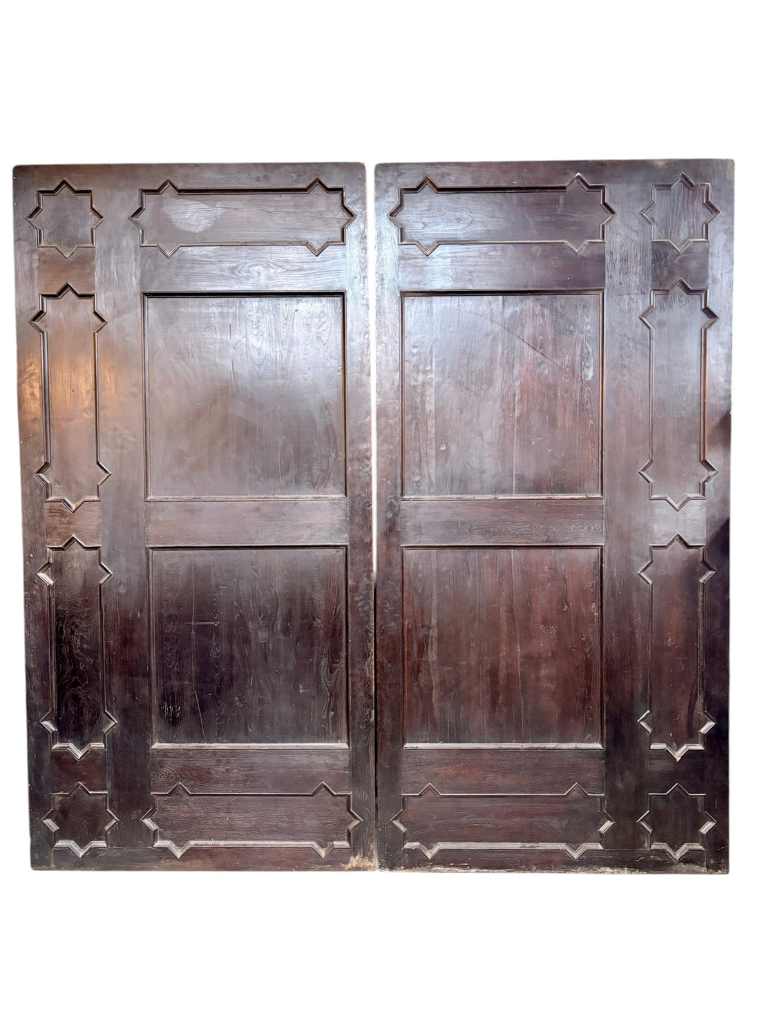 Grandiose Mother of Pearl Inlay Walnut Doors