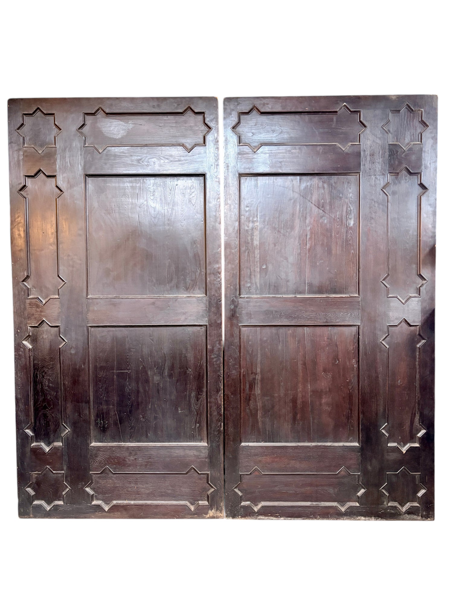 Grandiose Mother of Pearl Inlay Walnut Doors