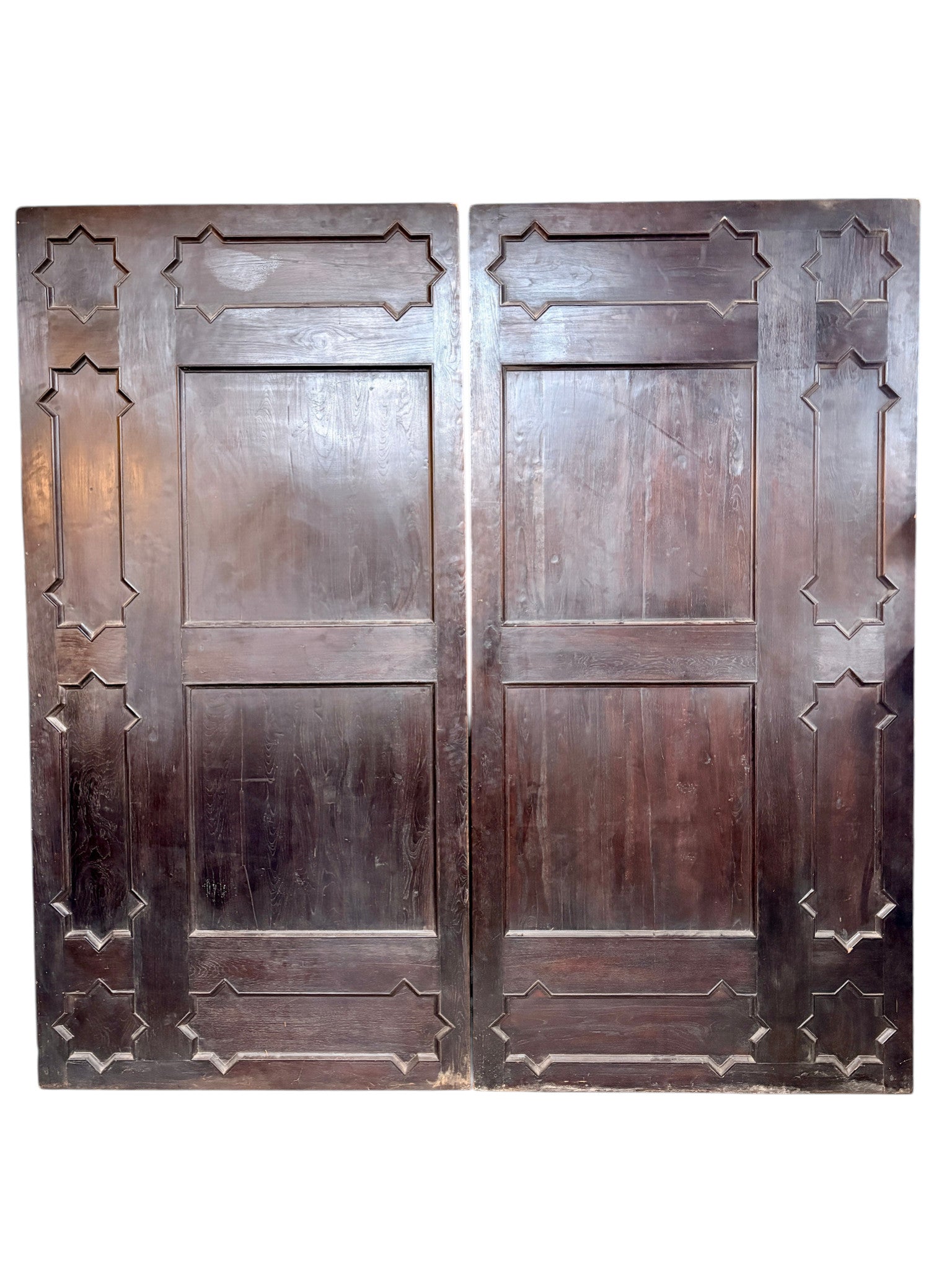 Grandiose Mother of Pearl Inlay Walnut Doors