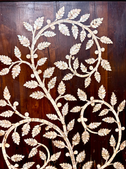 Grandiose Mother of Pearl Inlay Walnut Doors