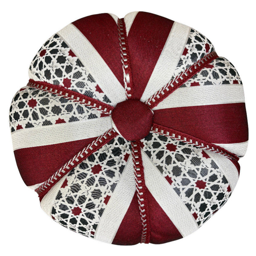 Moroccan Stuffed Fabric Pouf