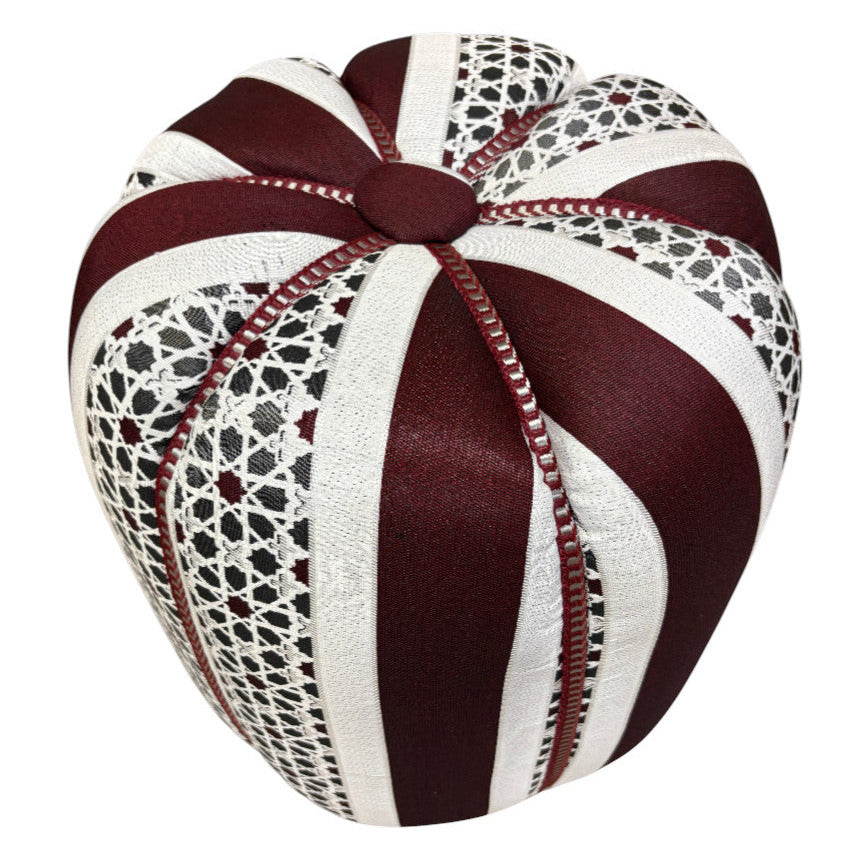 Moroccan Stuffed Fabric Pouf