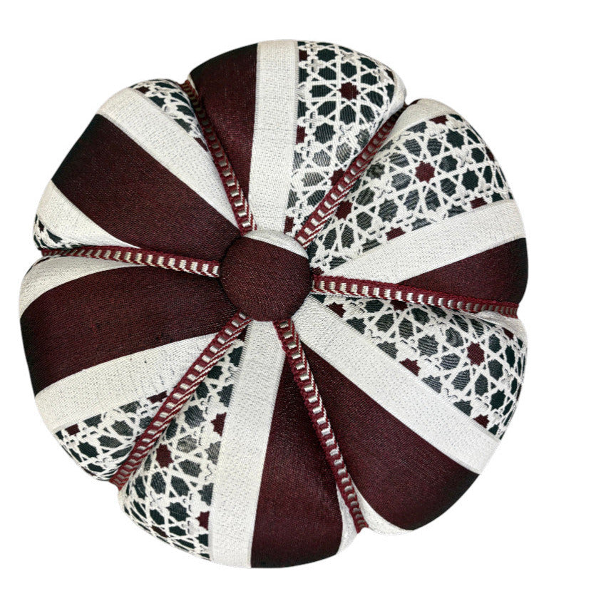 Moroccan Stuffed Fabric Pouf