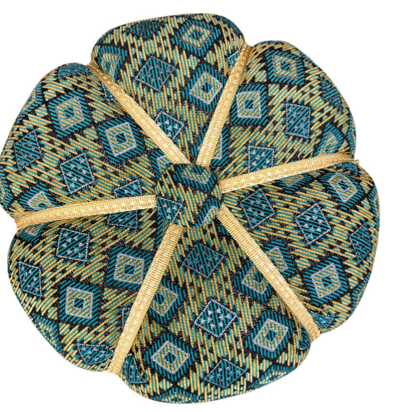 Moroccan Stuffed Fabric Pouf