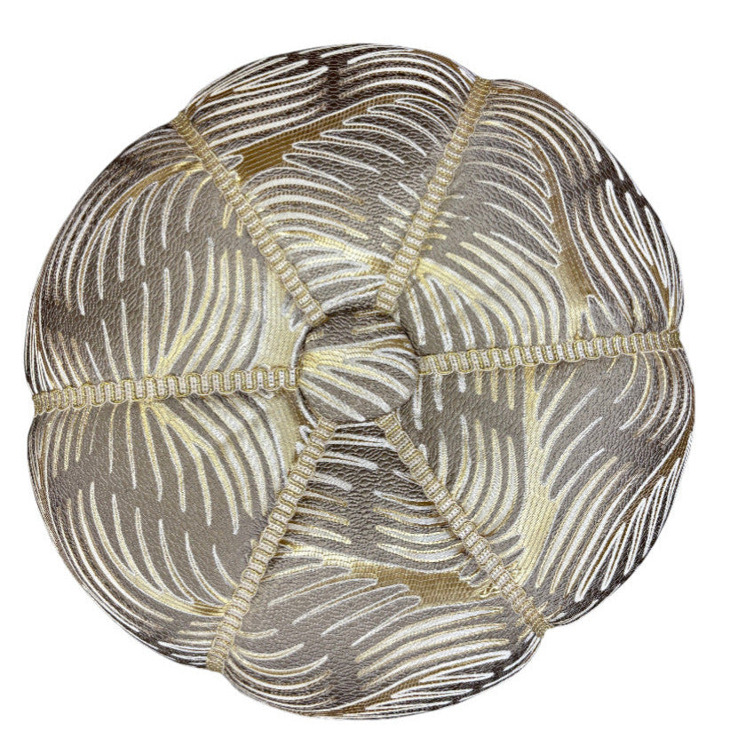 Moroccan Stuffed Fabric Pouf