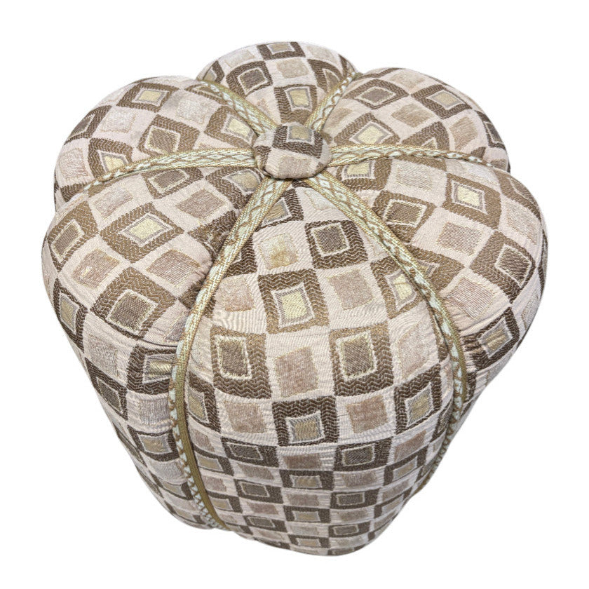Moroccan Stuffed Fabric Pouf
