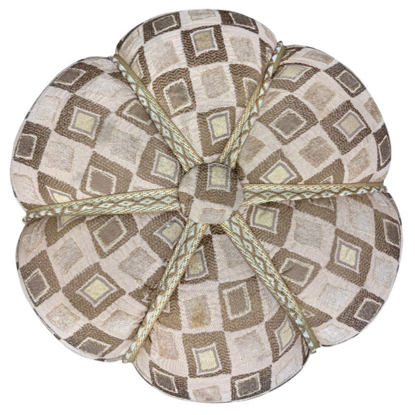 Moroccan Stuffed Fabric Pouf