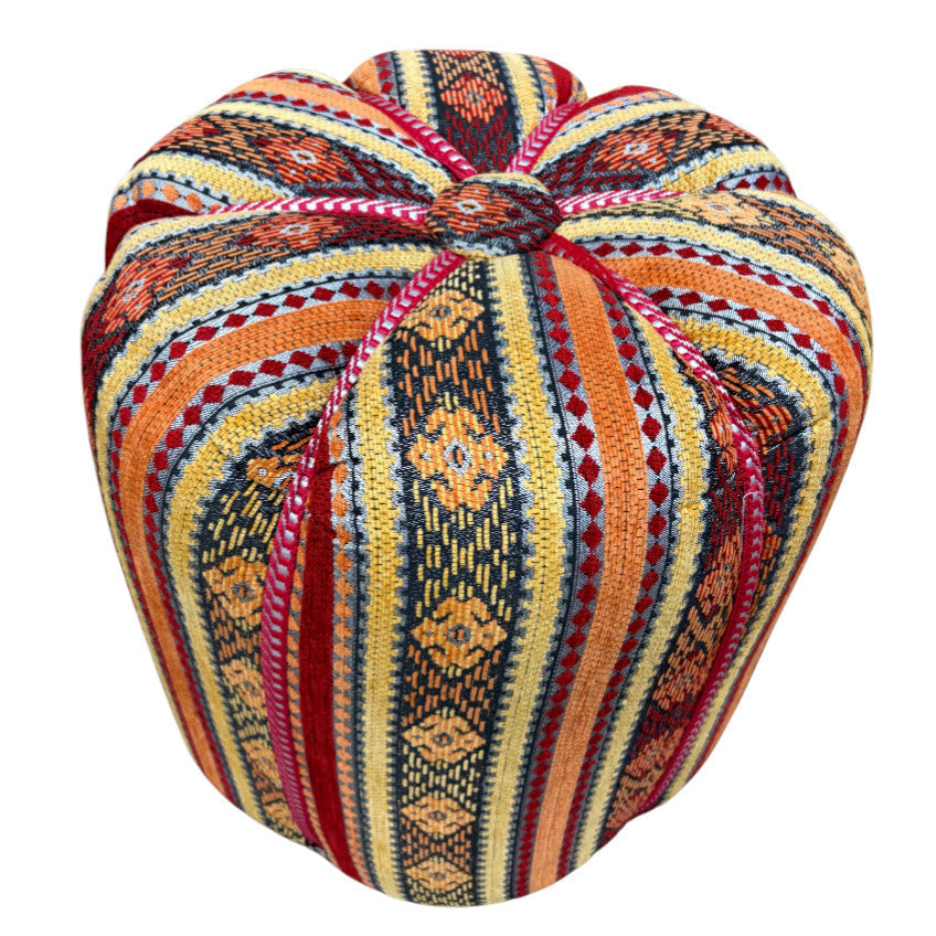 Moroccan Stuffed Fabric Pouf