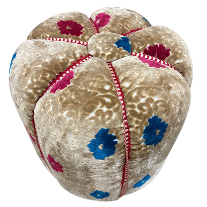Moroccan Stuffed Fabric Pouf