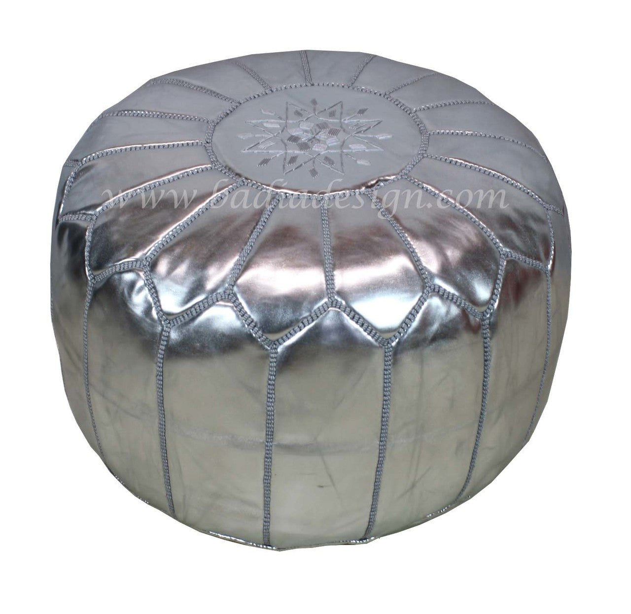 Premium Leather Moroccan Ottoman