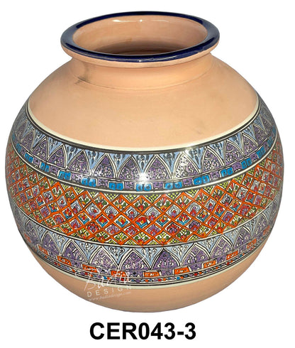 Modern Hand Painted Ceramic Planter