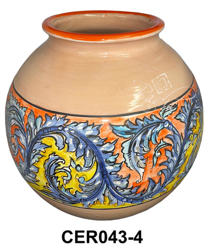 Modern Hand Painted Ceramic Planter