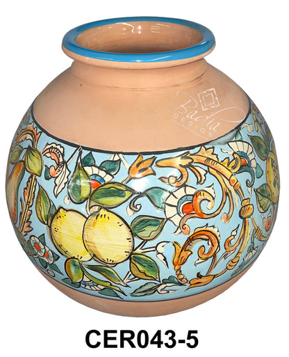 Modern Hand Painted Ceramic Planter