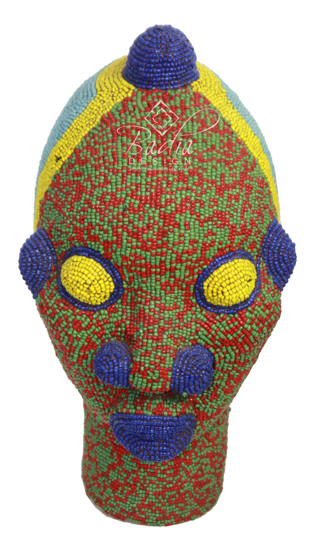 Handmade African Beaded Heads