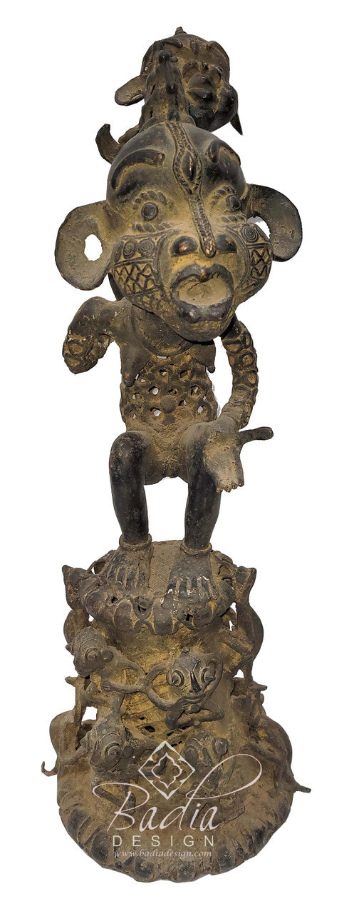 Antique Bronze Sculpture from Cameroon