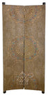 Moroccan Wooden Door with Hand Painted Geometric Designs