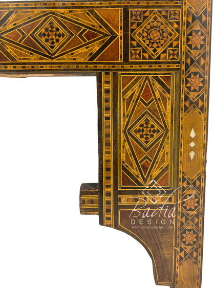 Handcrafted Mother of Pearl Inlay Chair