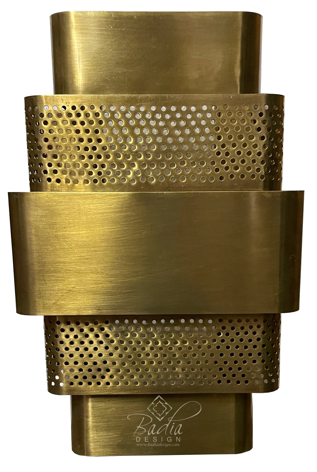 Intricately Designed Brass Wall Sconce