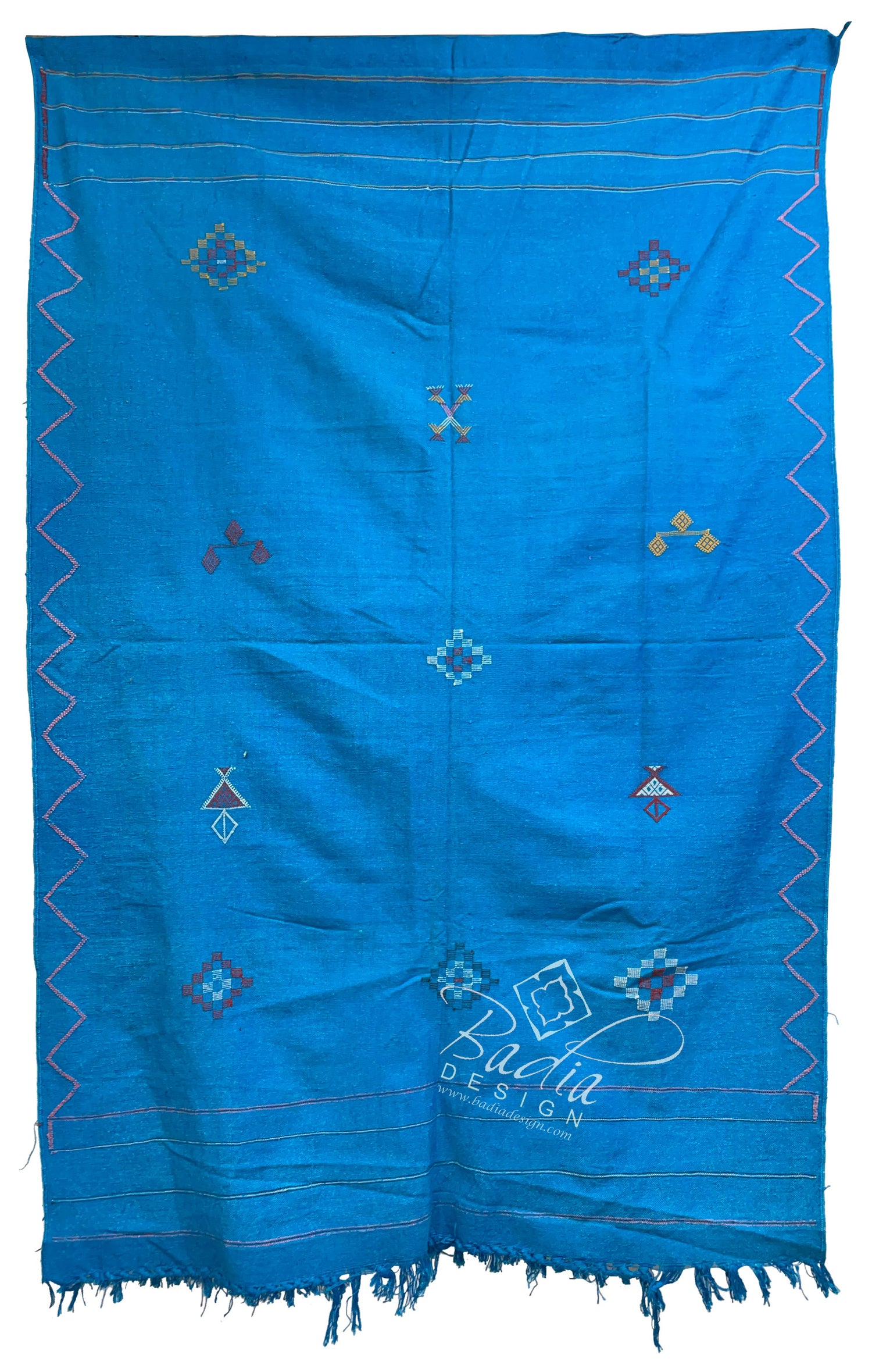 Blue Handmade Tribal Rug