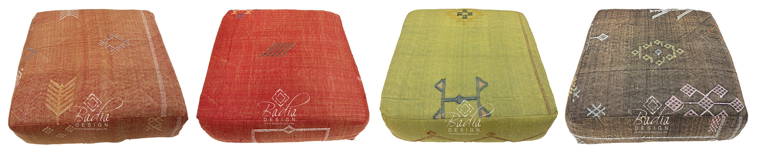 Square Kilim Floor Cushions
