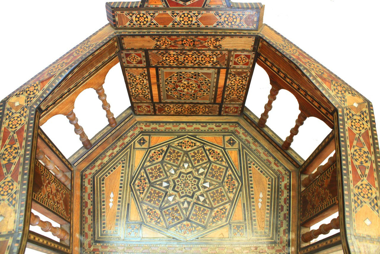 Bone Inlay Handcrafted Chair