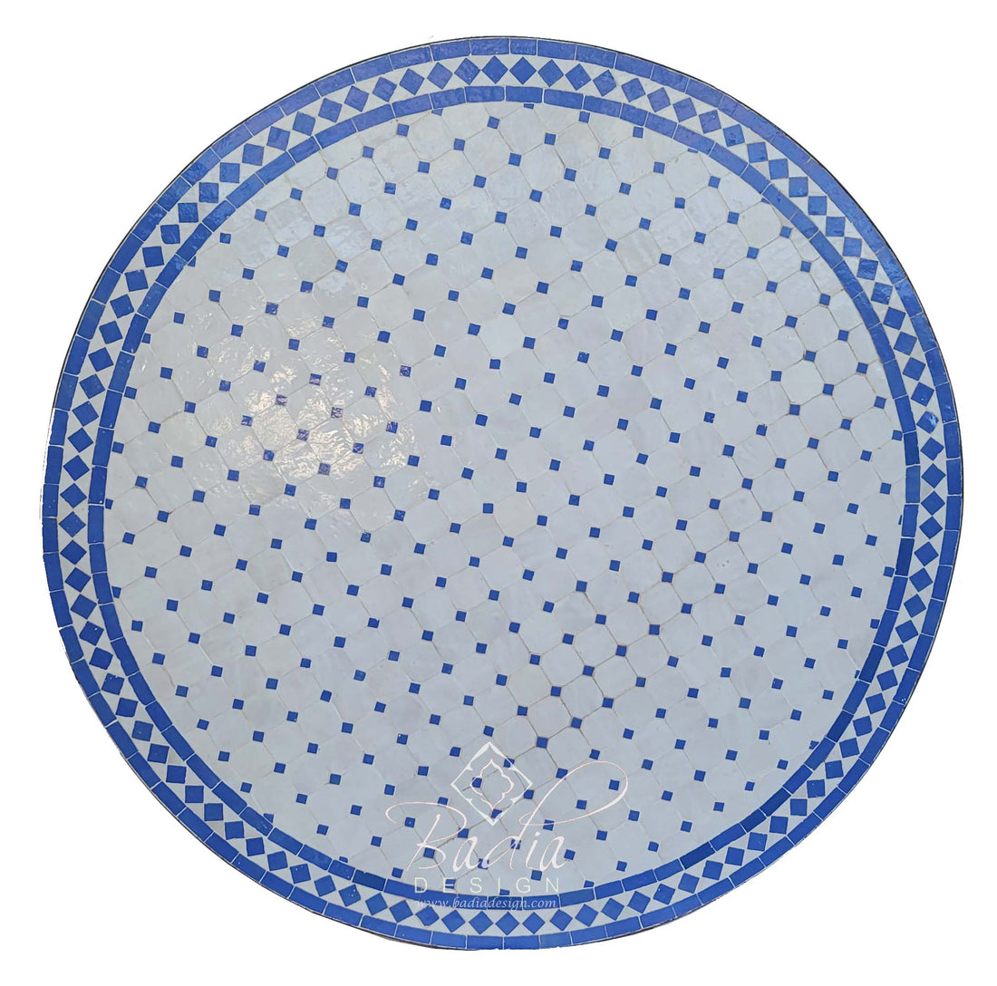 48" Moroccan Mosaic Tile Table Top