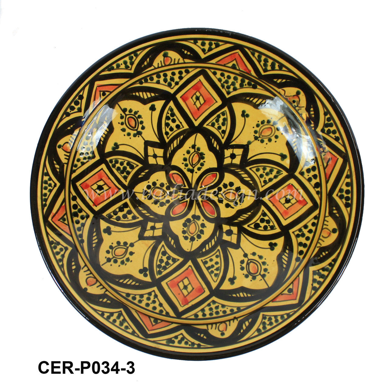 Hand Painted Ceramic Plate