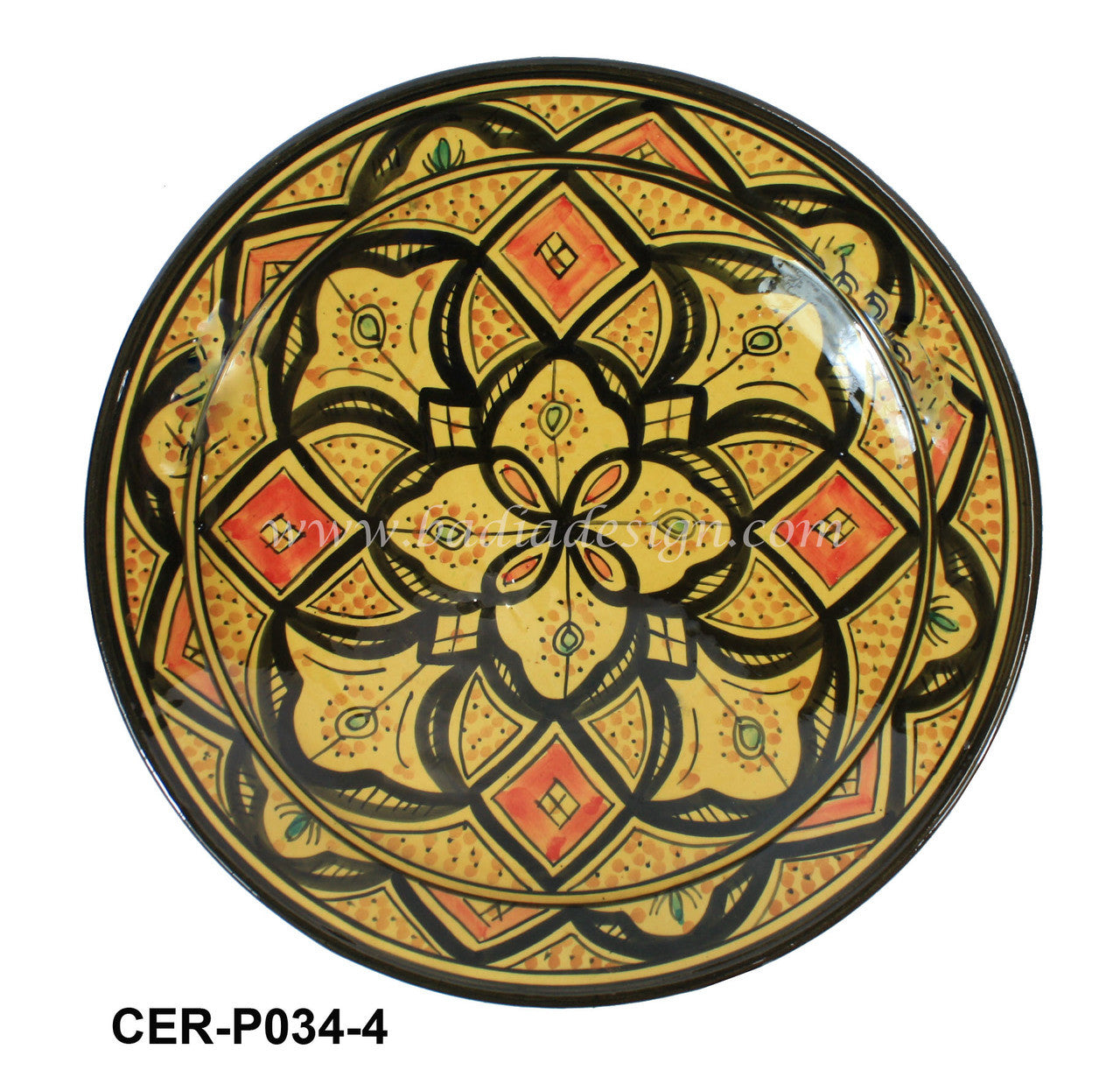 Hand Painted Ceramic Plate