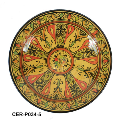 Hand Painted Ceramic Plate