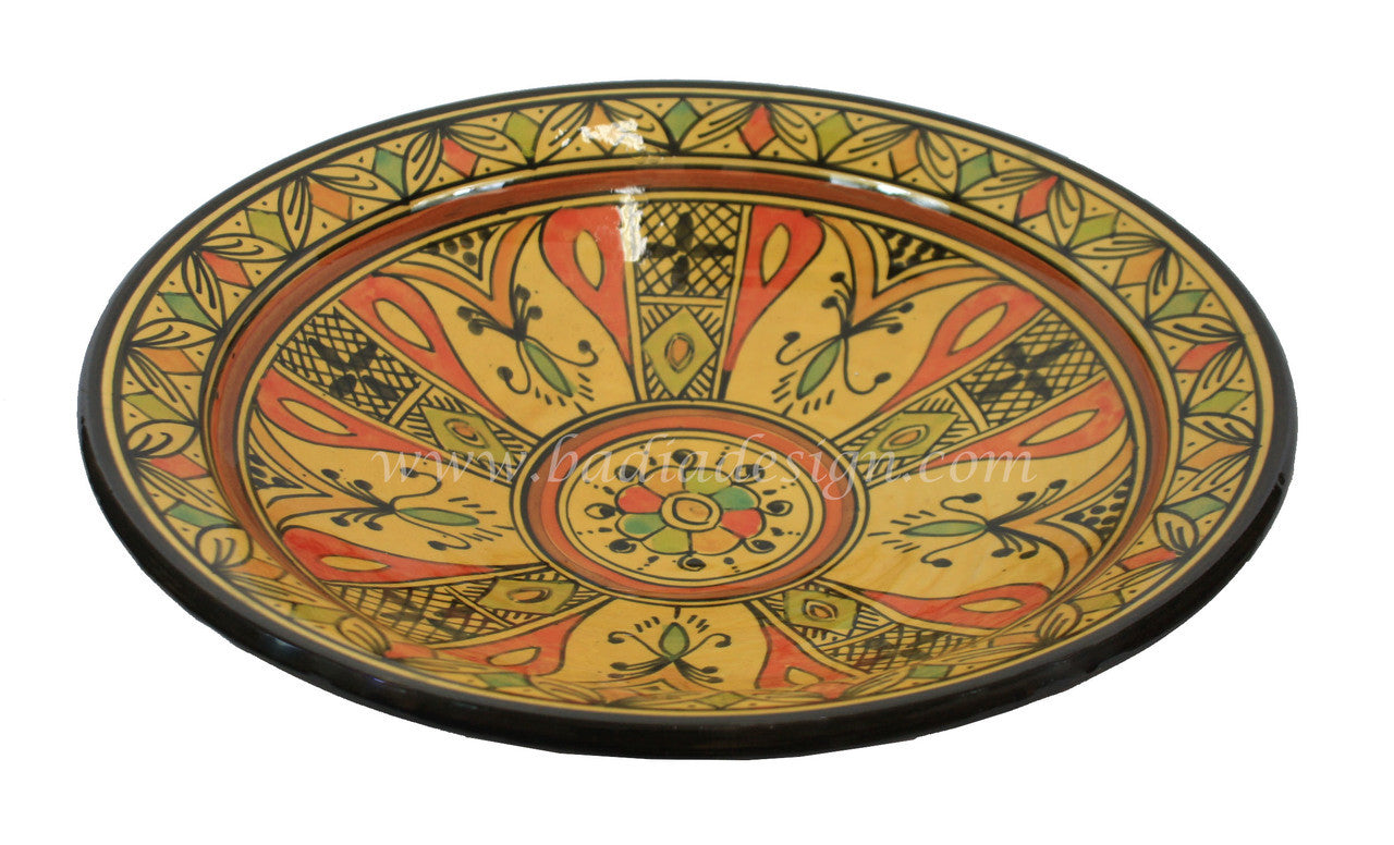 Hand Painted Ceramic Plate