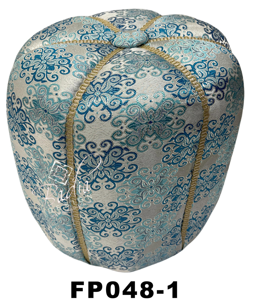 Multi-Color Moroccan Fabric Pouf