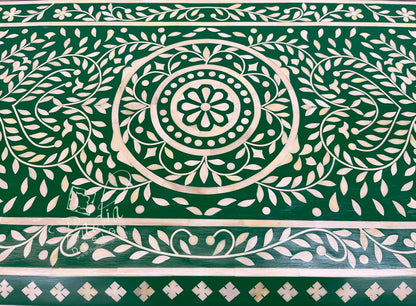 Green Moroccan Mother of Pearl Inlay Dresser