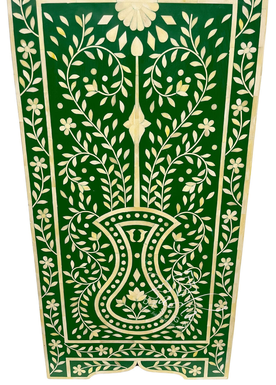 Green Moroccan Mother of Pearl Inlay Dresser