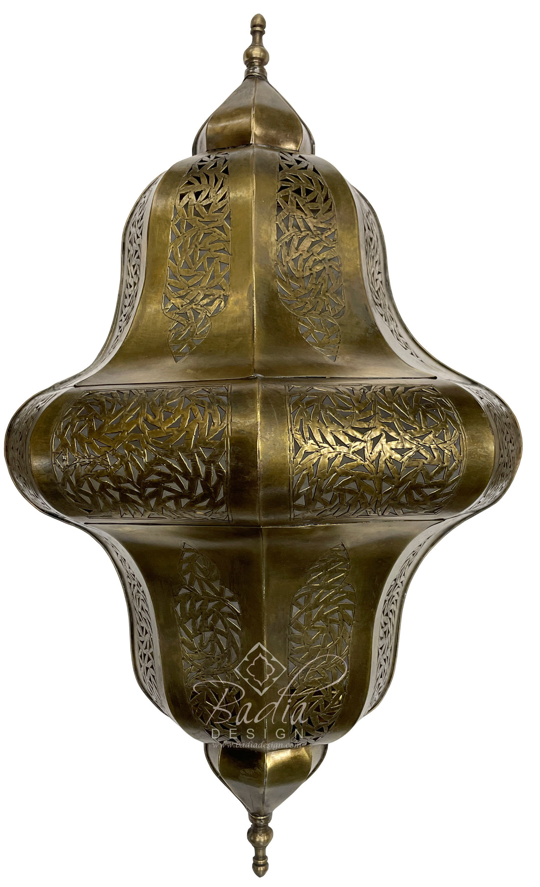 Intricately Designed Brass Wall Sconce