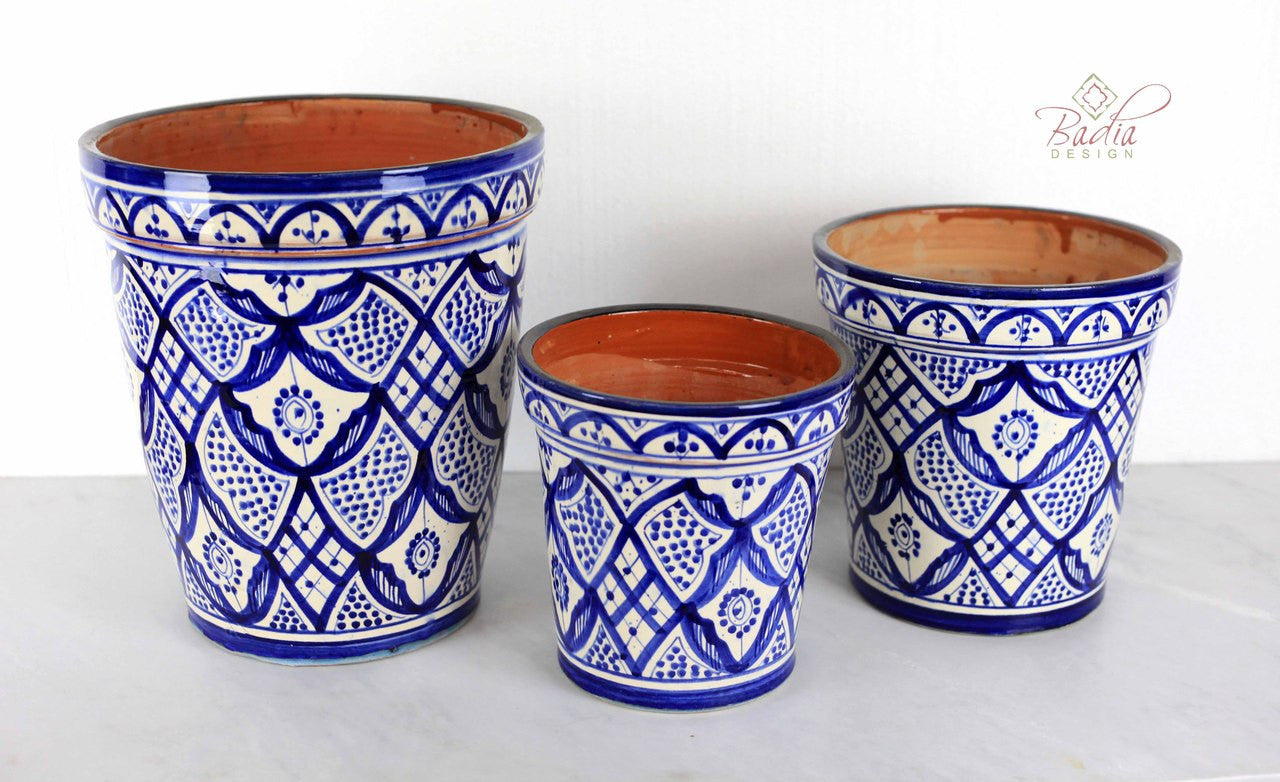 Stylish Hand Painted Ceramic Planter