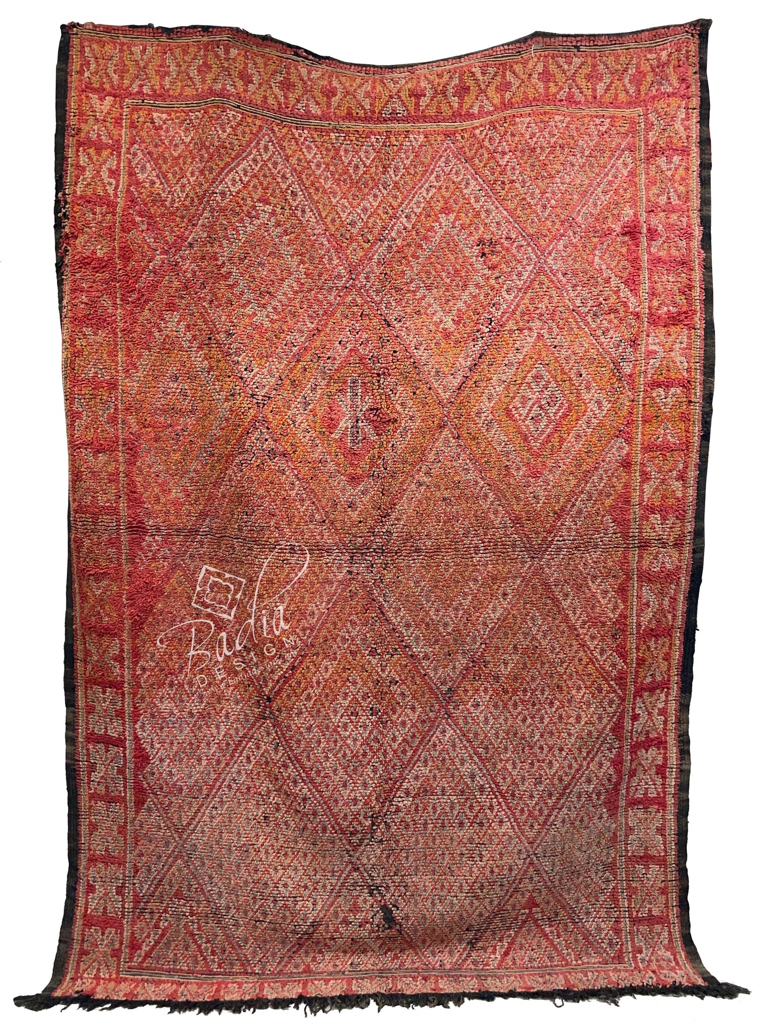 Red Vintage Moroccan Rug